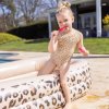 Nafukovaci bazen obdlznik Leopard bezovy 211 cm 2