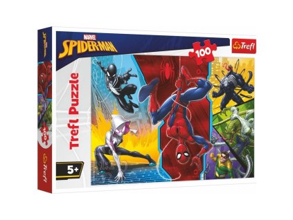 10587 puzzle spiderman 100 dilku 41 x 27 5 cm od 5 let