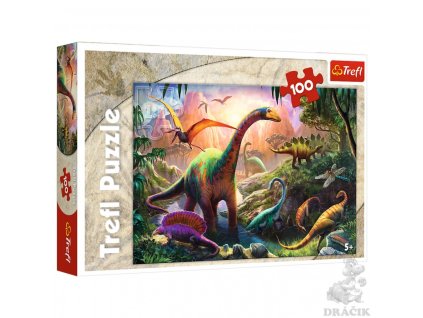 10593 puzzle dinosauri 100 dilku 41 x 27 5 cm od 5 let