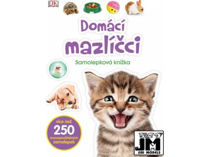 Samolepková knížka domácí mazlíčci znovupoužitelné samolepky www.babatko.cz JM JiriModels