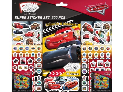 2079 8 auta super sticker set
