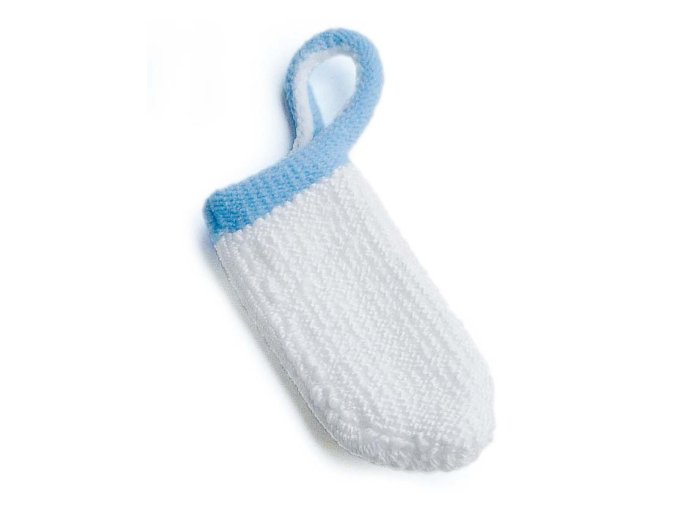 63 detsky zubni prstovy kartacek paravital blue