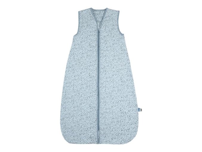 spaci-vak-bebejou-v--modré-110cm-od-18-mesicu-na-zip-uprostred, z mušelínu od 18 mesiacov