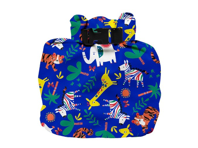 Taška na plienky Safari Celebration Blue modré bambinomio