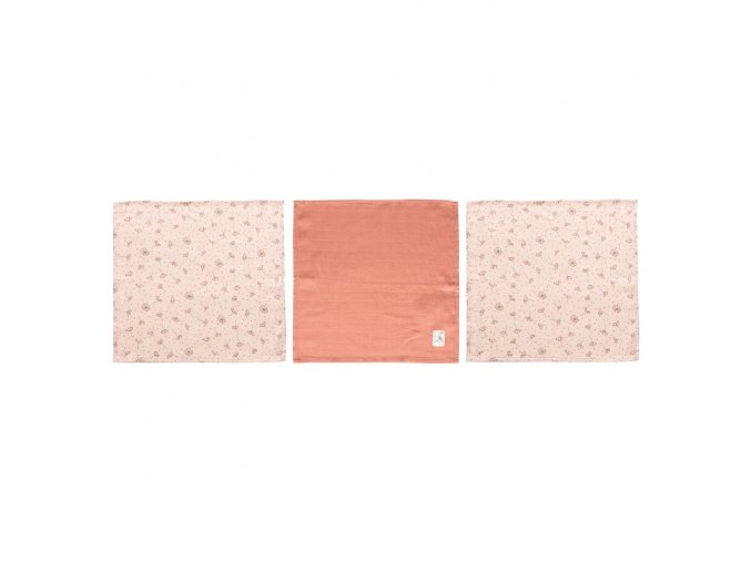 Mušelínová žinka na Tvár 3ks Fabulous Wish Pink