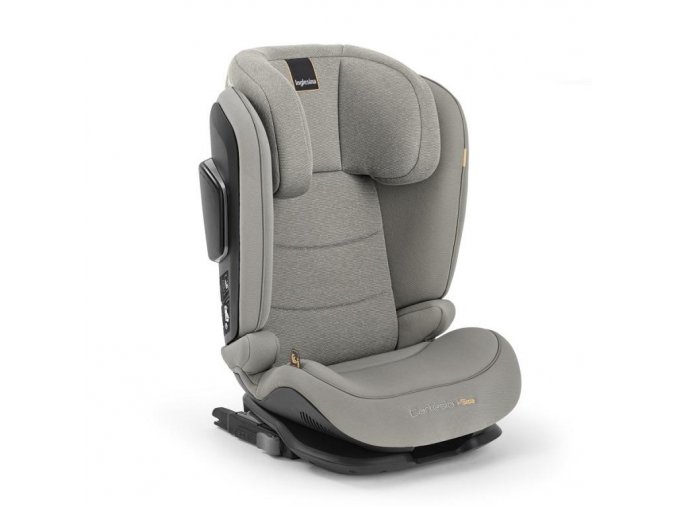 AV98Q0MOG Detská autosedačka i-Size s úchytmi isofix, schválená podľa predpisu ECE R129/03, pre deti od 100 do 150 cm výšky (približne od 3 do 12 rokov) sivá