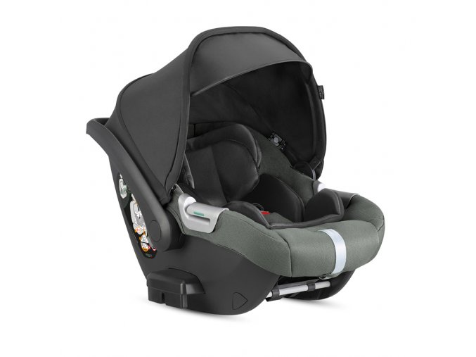 Ergonomická autosedačka AV71Q0TGG inglesina-darwin-i-size-0--2023-taiga-green zelenosivá 0-13kg, Schválená podľa ECE R129 i-Size, testovaná skúšobňou ADAC s výsledkom 2,0 DOBRÁ