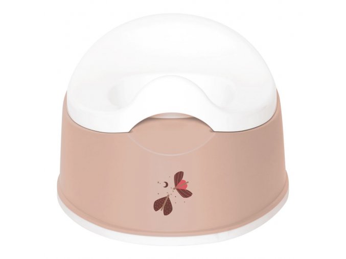 Nočník Bébé-Jou Grow Sweet Butterfly ružový kvietky