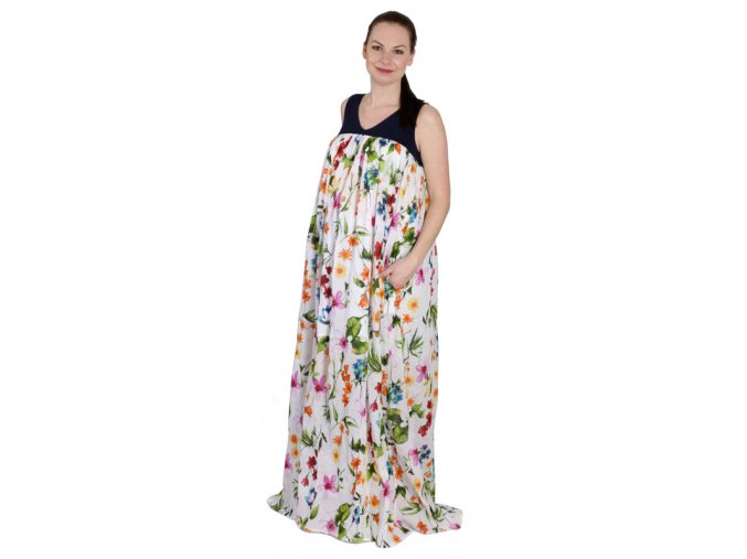 Těhotenské šaty RIALTO LEMAX 0306 (Dámská velikost 44)