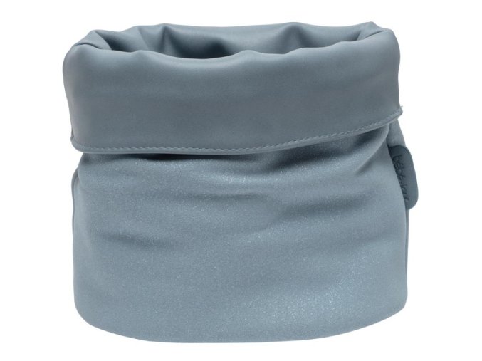 Textilný košík na dojčenské potreby Bébé-Jou Fabulous Sparkle Blue modrý z lesklého zamatu