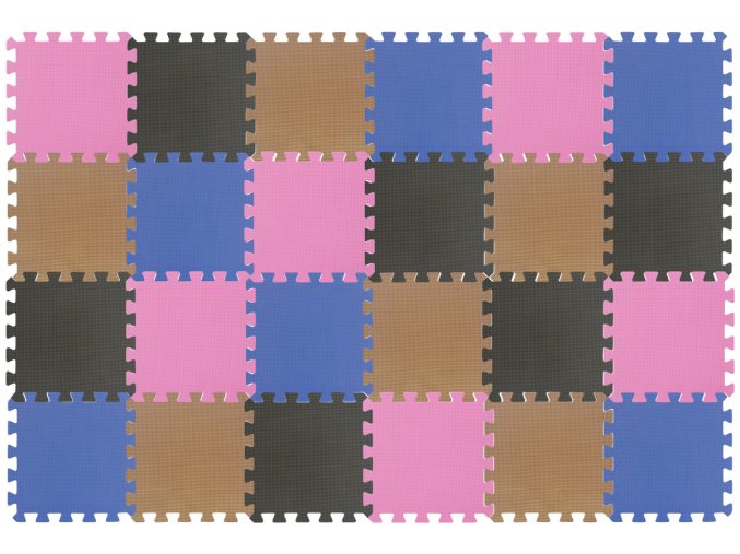 Extra hrubá Hracia podložka puzzle Set24 180x120x1,4cm