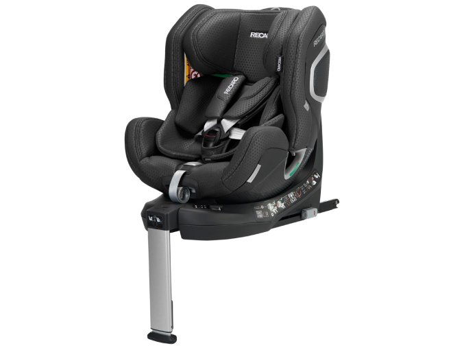 Autosedačka Recaro Xenon 1 Kid 2025 61-125cm Fresh Black, pre deti od 3 mesiacov do 7 rokov. Je otočná o 360 stupňov , podla normy I-size