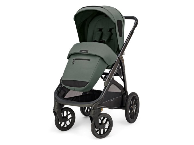 Inglesina Športový kočík Aptica XT 2025 Taiga Green do terénu s adaptívnym odpružením a priedušným chrbtom
