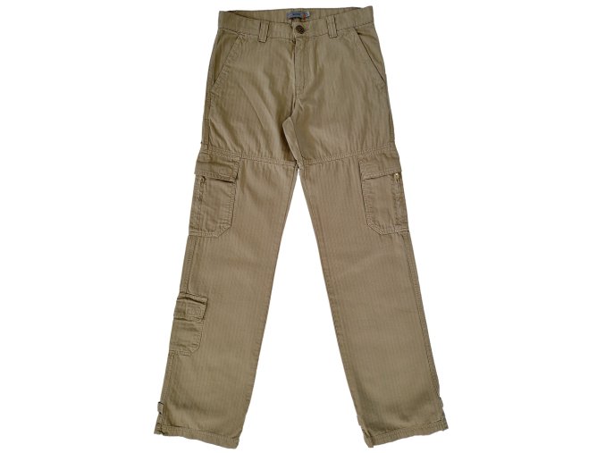 Dámske plátené nohavice Chorus tin beige