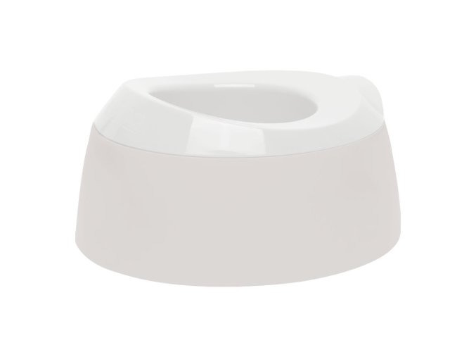 L017101 01 ergonomický nočník dvojdielny krémová Luma pure oat
