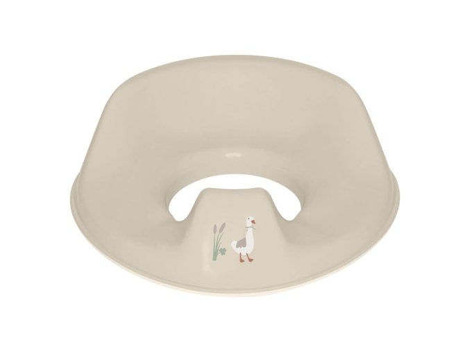Tréningové sedátko na toaletu Bébé-Jou Soft Spring, béžové, Taupe