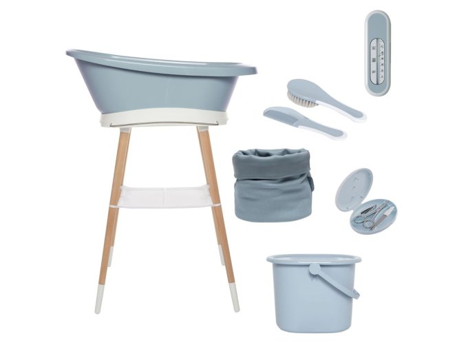 Kúpacia sada Bébé-jou Sense 7 dielna Celestial Blue svetlo modrá