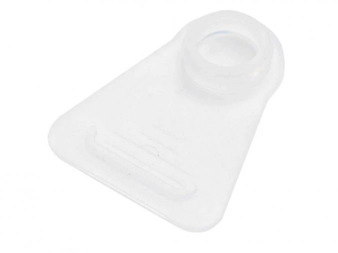 Špunt v bielej farbe do vaničky Luma