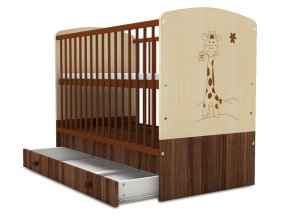 4102 Faktum MAKAO Variabilni detska postylka 70x140cm+1149 1595 kontejner, Kontajner na posteľnú bielizeň Faktum Makao 70 X 140 , slivka