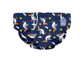 modré kojenecké plavky velikost M 7-9kg swim nappy pelican pier