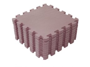 Růžové pěnové puzzle do dětského pokojíčku 1000 41 Foam mat by BabyDan