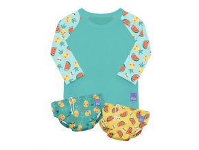 Kúpacia sada Bambino Mio Tropical M 6-12m