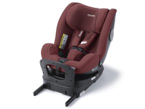 Červená otočná(360°) detská autosedačka Recaro Salia 125 kid Iron Red i-Size od 3 mesiacov do 7 rokov