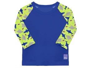Detské tričko do vody s rukávom, UV 50+, Neon, vel. L