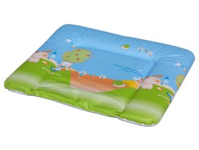 Prebaľovacia podložka trojstranná 85x75 Green Puppy v akcii tyrkysovo zelená
