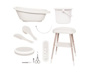 428810 Badset Sense Plus Kúpacia sada Bébé-jou Sense 7 dielna Light Oat krémová