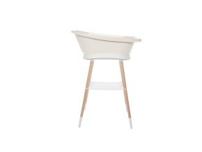 luxusné Sada digitálnej vaničky Bébé-Jou Sense Edition Light Oat v krémovej so stojanom z buka