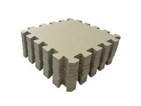 Hracia podložka puzzle Light Beige 90x90 cm