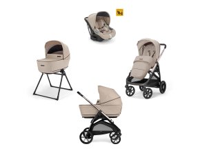 KA61S0PSB Kočík Inglesina Aptica Darwin 4v1 2025 Pashmina Beige béžovo zlatý, 5 ventilačných okienok pre dokonalé prostredie a kontakt, autosedačka s testom ADAC