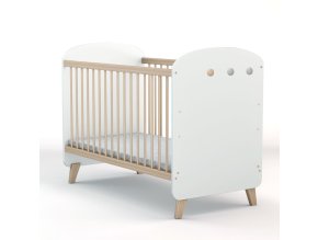 Postýlka Faktum Colette 60x120 cm biela lesk