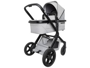 Svetlosivý kombinovaný kočík Koelstra NEXT SOFT GREY MELANGE v akcii