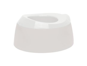 L017101 01 ergonomický nočník dvojdielny krémová Luma pure oat
