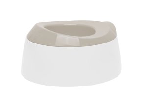 Nočník LUMA White, bielo krémová, dvojdielny