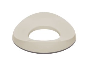 WC sedadlo LUMA Almond béžové má protišmykový okraj, z vysoko kvalitného plastu, vyrobené v Holandsku