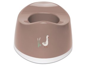Nočník oválny Bébé-Jou Dear Goose, hnedá, Mocha Mousse