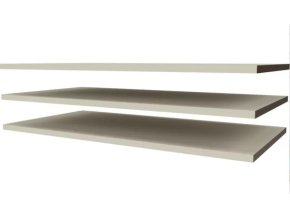 Poličky 3 ks k trojdielnej/dvojdielnej skrini Faktum Sienna Cashmere