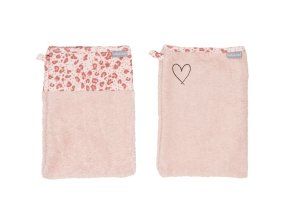 Froté žinky Bébé-Jou Leopard Pink 2ks