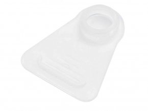 Špunt v bielej farbe do vaničky Luma