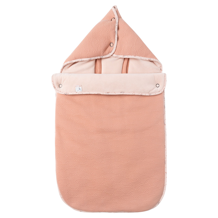 Fusáčik do autosedačky 0+ Bébé-Jou Fabulous Wish Pink