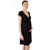 Tehotenské a dojčiace šaty Rialto Larochette čierne 0156