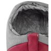 Detail Newborn Winter Muff Bordeaux pre vaničku a autosedačku