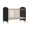 Dětská postýlka Colette antracit grey 60x120 cm cot