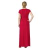 Tehotenské a dojčiace šaty Rialto Lonchette červené 0441