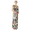 Tehotenské a dojčiace šaty Rialto Lonchette Oranžovozelené 0532