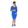Tehotenské šaty Rialto Lunna kobalt 0442