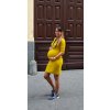 Tehotenské šaty Rialto Lunna, curry 0623